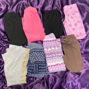 Little girls leggings/pants lot
